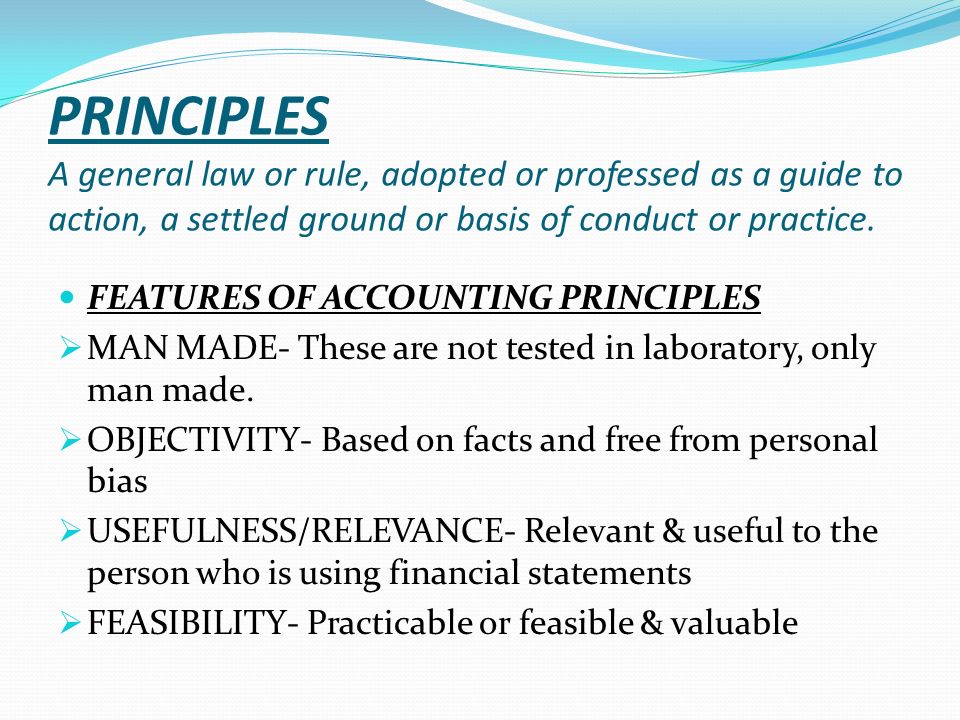 Principles based accounting and rules based accounting